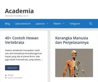 Academia.co.id(Academia) Screenshot