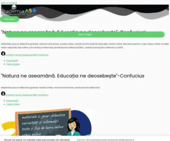 AcademiaABC.ro(Platformă online de educație) Screenshot