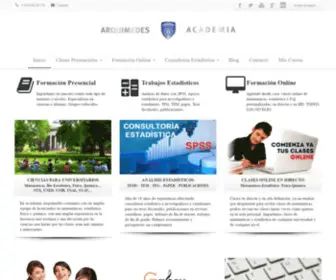 Academiaarquimedes.com(Cursos Online en Academia Arquímedes) Screenshot