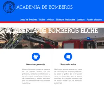 Academiabomberoselche.es(Academia bomberos Alicante) Screenshot