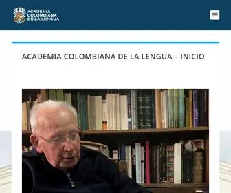 Academiacolombianadelalengua.co(ACADEMIA COLOMBIANA DE LA LENGUA) Screenshot