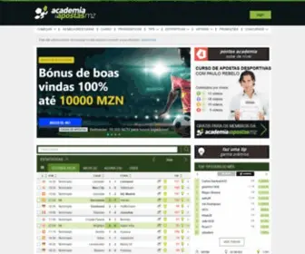 Academiadasapostasmz.com(Academia das Apostas • estatísticas) Screenshot