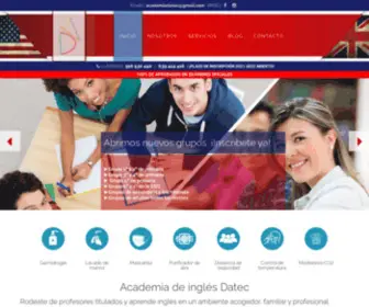 Academiadatec.com(Academia de ingles Datec) Screenshot