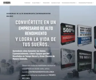 Academiadealtorendimiento.com(Academia de Alto Rendimiento) Screenshot