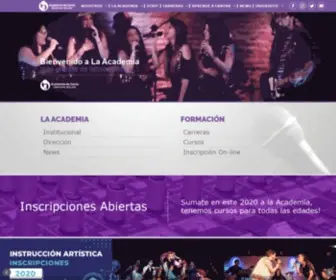 Academiadecanto.com.ar(Academia de Canto Sebastian Mellino) Screenshot