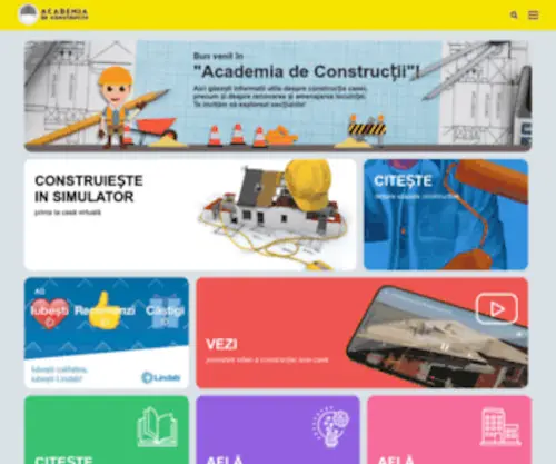 Academiadeconstructii.ro(Academia de constructii) Screenshot
