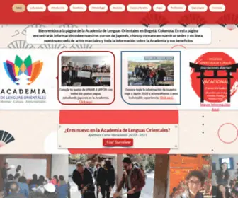 Academiadelenguasorientales.com(Inicio) Screenshot