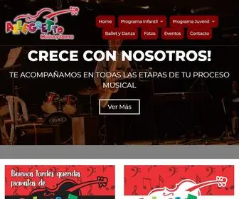 Academiademusicaallegretto.com(Academia de Musica Allegretto) Screenshot