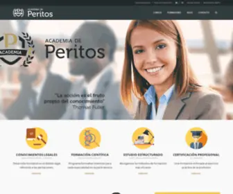 Academiadeperitos.com(La Academia de Peritos) Screenshot