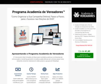 Academiadevereadores.com.br(Academia de Vereadores 2020) Screenshot