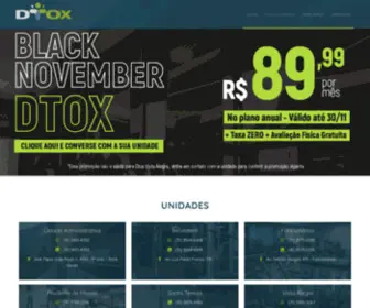 Academiadtox.com.br(Academia, Dtox, Spinning, luta) Screenshot
