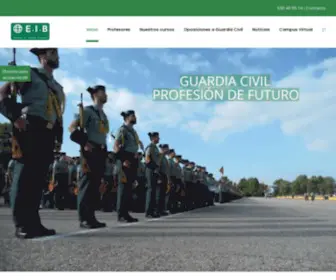 Academiaeib.com(Oposiciones a Guardia Civil en Baeza) Screenshot