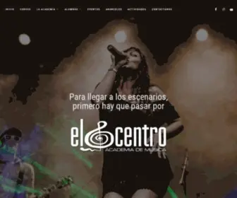 Academiaelcentro.cl(Academia) Screenshot