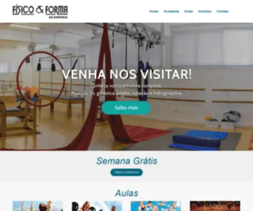 Academiafisicoeforma.com.br(Academia Físico e Forma) Screenshot