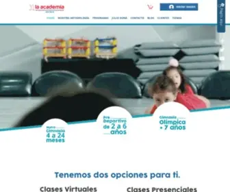 Academiajuliodona.com(Gimnasia Artistica) Screenshot