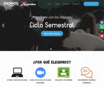 Academiakronos.com(Academia Kronos) Screenshot