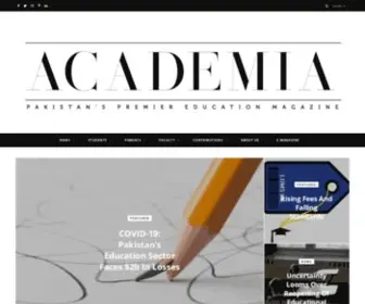Academiamag.com(The Academia) Screenshot