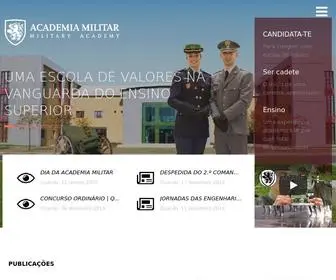 Academiamilitar.pt(Academia Militar) Screenshot