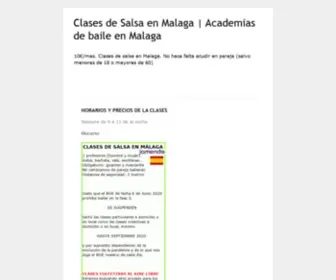 Academiasdebaile.info(Clases de Salsa en Malaga) Screenshot