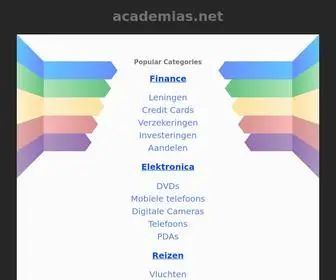 Academias.net(Academias) Screenshot