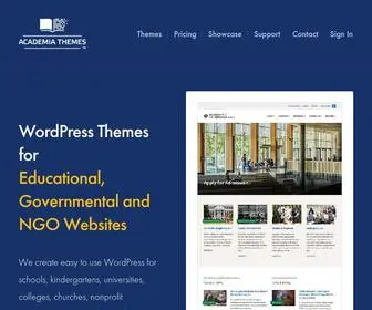 Academiathemes.com(Education WordPress Themes by AcademiaThemes) Screenshot