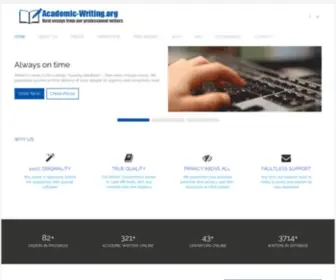 Academic-Writing.org(Custom Academic Writing Service) Screenshot