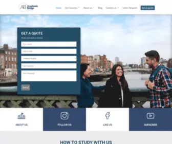 Academicbridge.ie(Academic Bridge) Screenshot