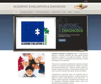 AcademiCDiagnosis.com(ACADEMIC EVALUATION & DIAGNOSIS) Screenshot