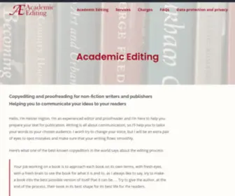 Academicedit.co.uk(Academic Editing) Screenshot