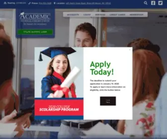 AcademicFcu.org(Academic Federal Credit Union) Screenshot