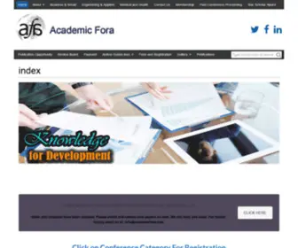 AcademicFora.com(AcademicFora) Screenshot