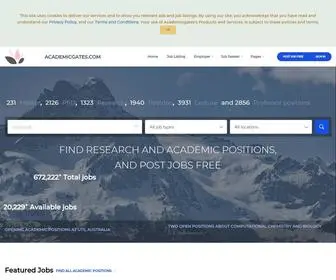 AcademicGates.com(Academic Gates platform) Screenshot