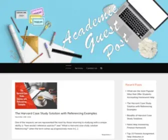 AcademicGuestpost.com(We are one of the most leading academic guest post websites) Screenshot