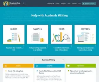 Academichelp.net(Academic Writing Help) Screenshot