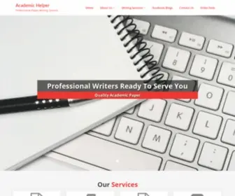 Academichelper.com(Academic Paper Writing Services) Screenshot