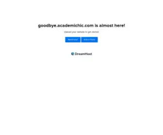 Academichic.com(Goodbye) Screenshot