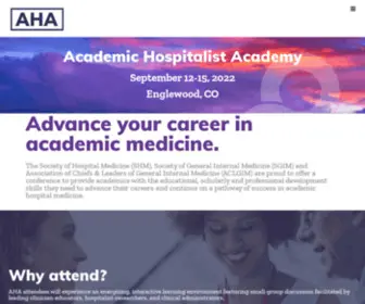 Academichospitalist.org(Academic Hospitalist Academy) Screenshot