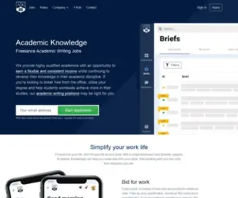 Academicknowledge.com(Academic Knowledge) Screenshot