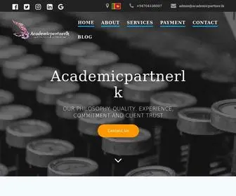 AcademicPartner.lk(Academicpartner) Screenshot