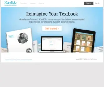 AcademicPub.com(Custom Textbooks) Screenshot
