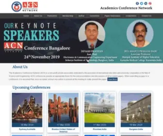 Academicsconference.com(Academic Conference Network) Screenshot
