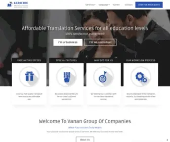 Academictranslationservices.com(Professional Academic Translation Services) Screenshot