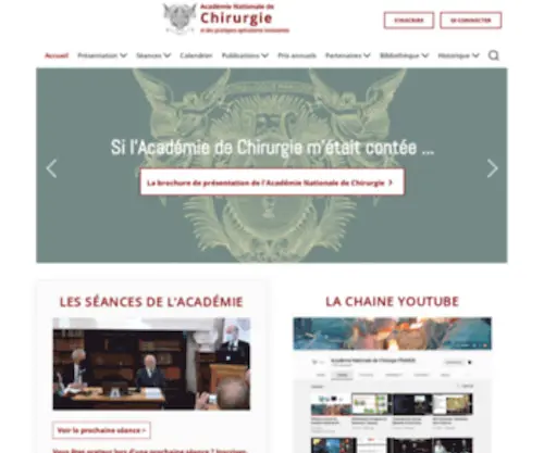 Academie-Chirurgie.fr(Académie) Screenshot