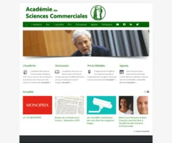 Academie-Des-Sciences-Commerciales.org(Académie des sciences commerciales) Screenshot