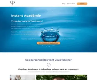 Academiedelinstant.com(Instant Académie) Screenshot