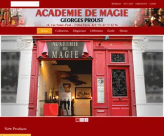 Academiedemagie.com(Académie) Screenshot