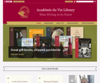 Academieduvinlibrary.com(Académie du Vin Library) Screenshot