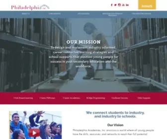 Academiesinc.org(Philadelphia Academies) Screenshot