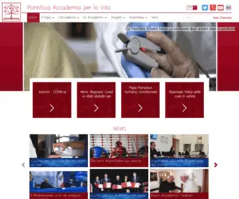 Academivita.org(Pontificia Accademia per la Vita) Screenshot