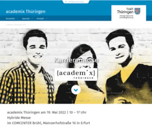 Academix-Thueringen.de(Karrieremesse academix trifft Jobmesse comeback) Screenshot